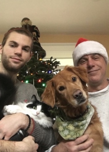 Mason, Mia, Maizy, and Brian - December, 2016